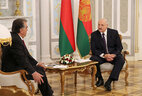 Переговоры с Президентом Таджикистана Эмомали Рахмоном в узком составе